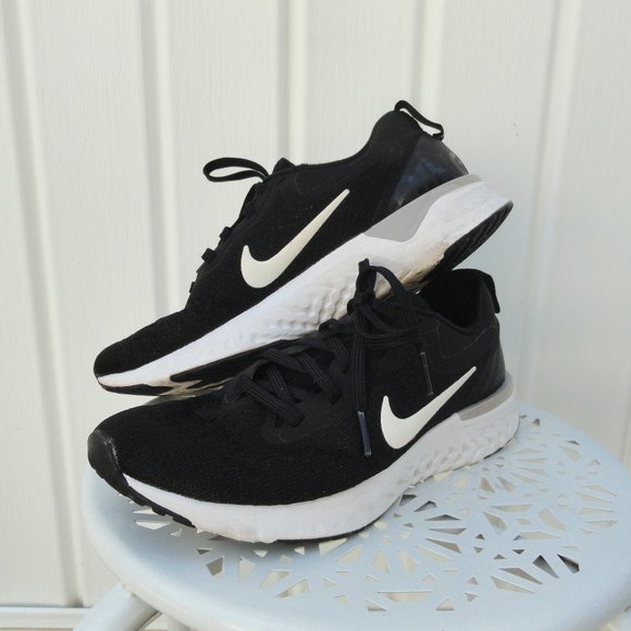 Nike Shoes - Nike Odyssey React Black/White Sneakers Size 7